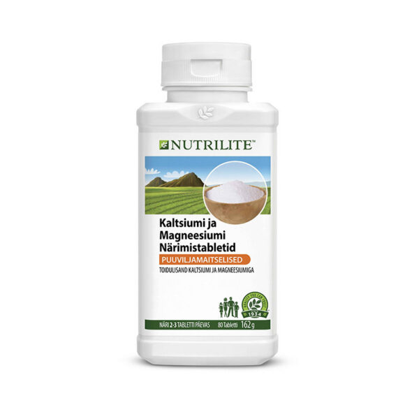 Kaltsium magneesiumiga närimistablettides Nutrilite