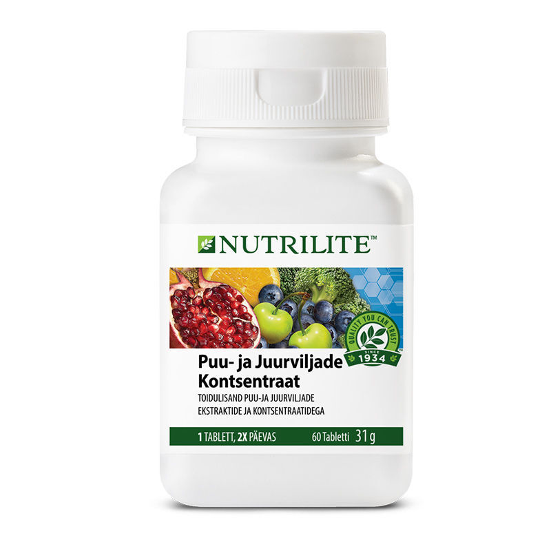 Puu- ja juurviljade kontsentraat Nutrilite