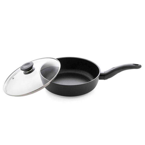 Külgevõtmatu pinnaga pann kaanega, 24 cm, iCook - Image 2
