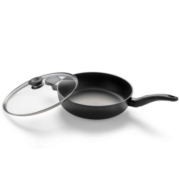 Külgevõtmatu pinnaga pann kaanega, 28 cm, iCook - Image 2