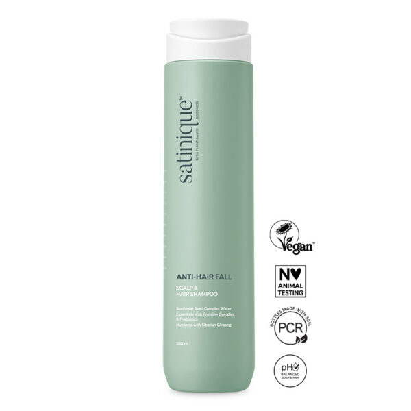 Šampoon juuste väljalangemise vastu 280 ml Satinique